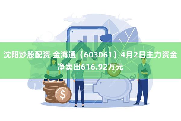 沈阳炒股配资 金海通（603061）4月2日主力资金净卖出616.92万元