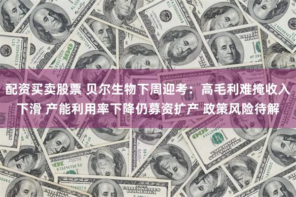 配资买卖股票 贝尔生物下周迎考：高毛利难掩收入下滑 产能利用率下降仍募资扩产 政策风险待解