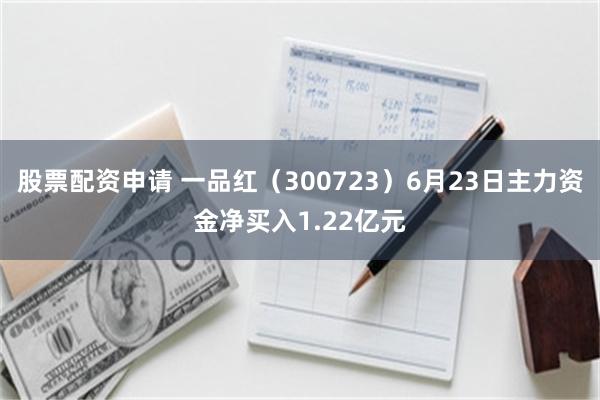 股票配资申请 一品红（300723）6月23日主力资金净买入1.22亿元