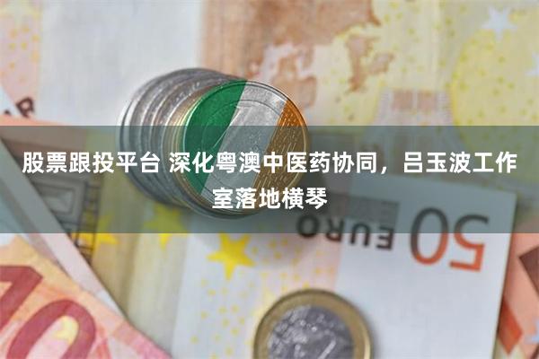 股票跟投平台 深化粤澳中医药协同，吕玉波工作室落地横琴