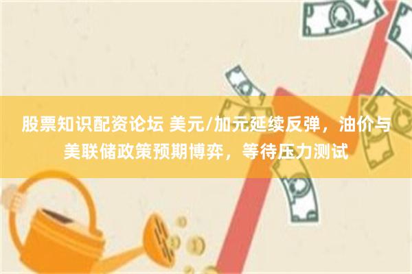 股票知识配资论坛 美元/加元延续反弹，油价与美联储政策预期博弈，等待压力测试