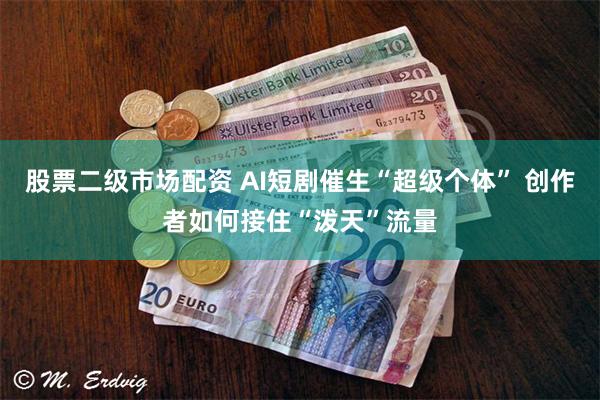 股票二级市场配资 AI短剧催生“超级个体” 创作者如何接住“泼天”流量